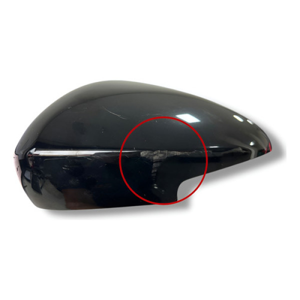 Capa Retrovisor Esquerdo Fiat Strada 2020 - Preto