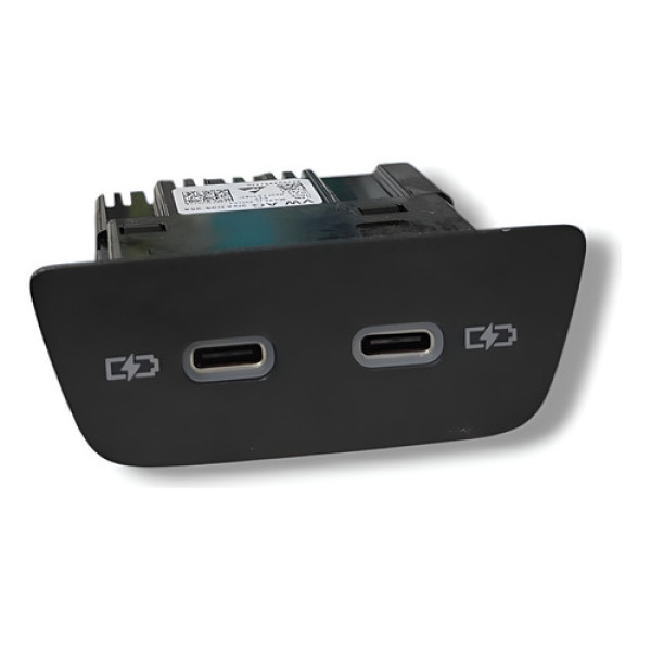 Porta Usb Entrada Dupla Volkswagen  T Cross 200 Tsi  2023 Preto