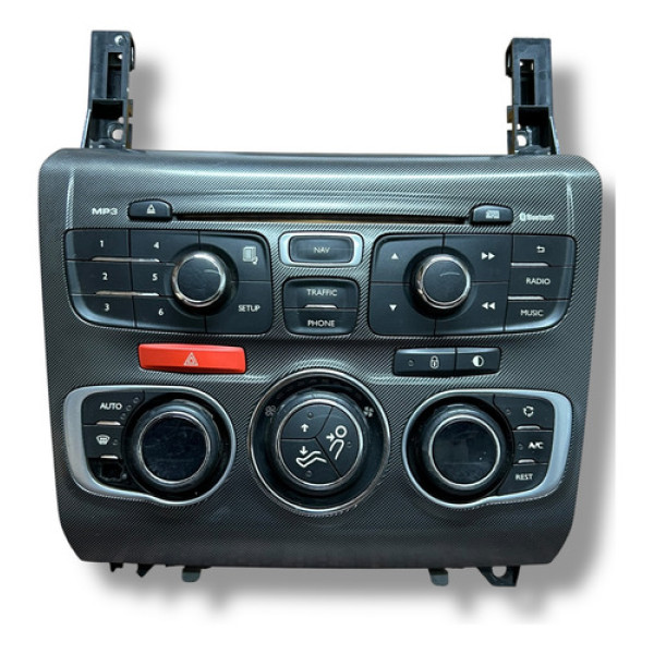 Comando Som E Ar Condicionado Citroen C4 Lounge 2015 A 2018