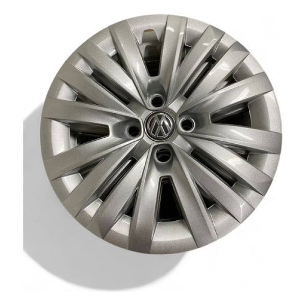 Kit Calota De Roda Aro 15 Original Volkswagen Prateado