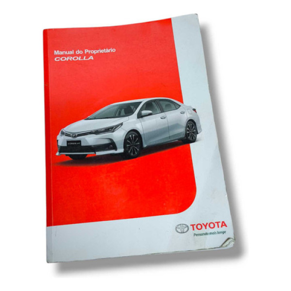 Manual Proprietário Toyota Corolla 2019
