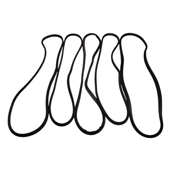 Kit 5 Borracha Toyota Etios Hatc1.3 16v 2013 A 2022 Preto