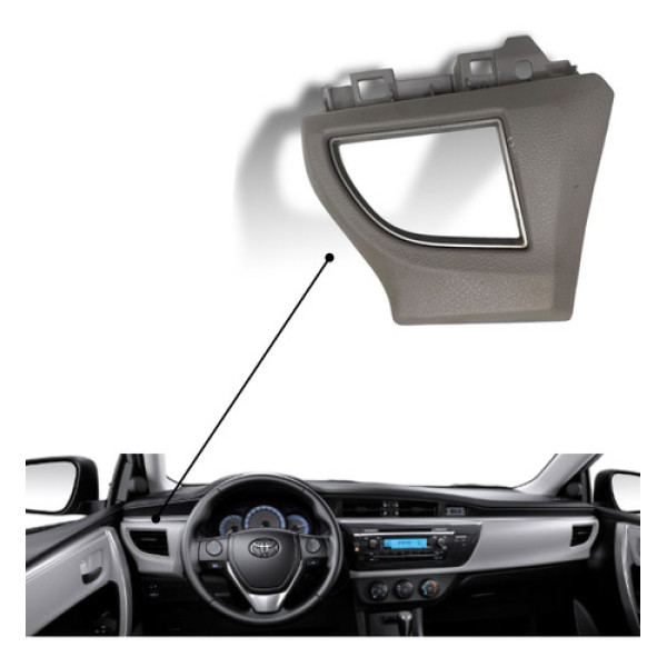 Moldura Difusor Ar Esquerdo Toyota Corolla Gli 2017 A 2019