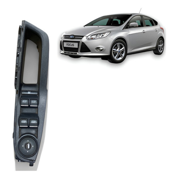 Comando Botão Vidro Elétrico Focus Esquerdo 2014 A 2019