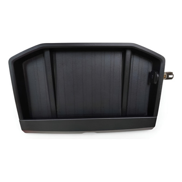 Porta Objetos Painel Superior Vw Tomada 12v Amarok 2017 2013 Preto