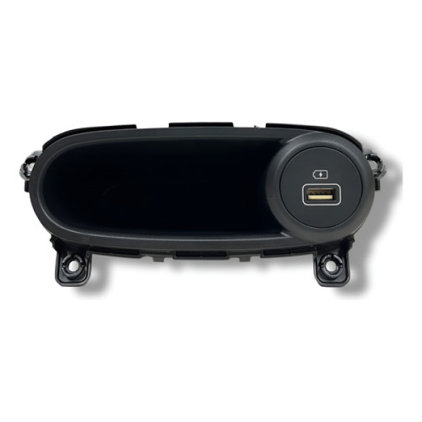 Porta Treco Tomada Usb Hyundai Creta 2022 A 2024 Preto