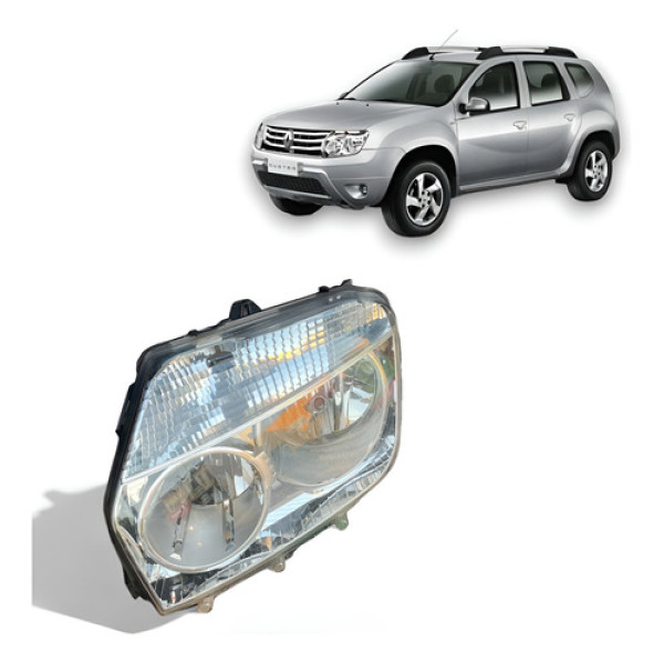 Farol Esquerdo Renault Duster 2011 Original Esquerdo