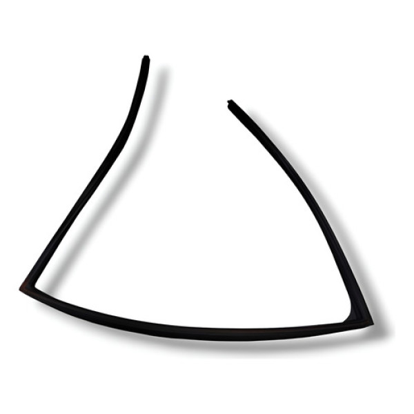 Borracha Porta Traseira Esquerd Onix Hatch 1.0  2019 A 2023 Preto