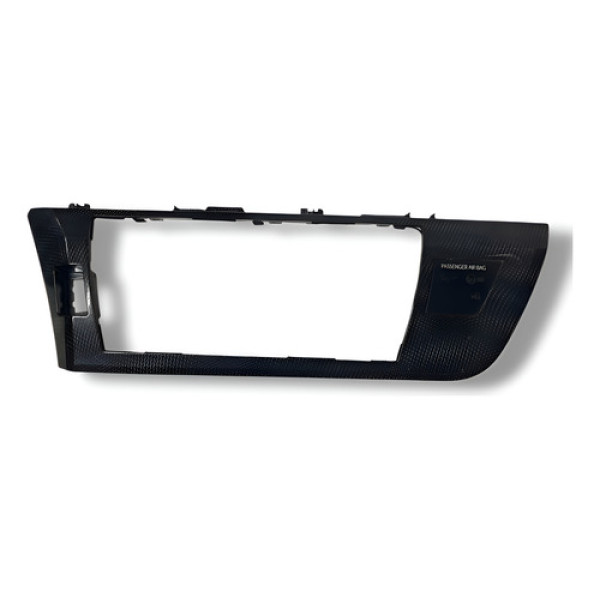 Moldura Multimídia Toyota Corolla Altis 2015 A 2017 Preto