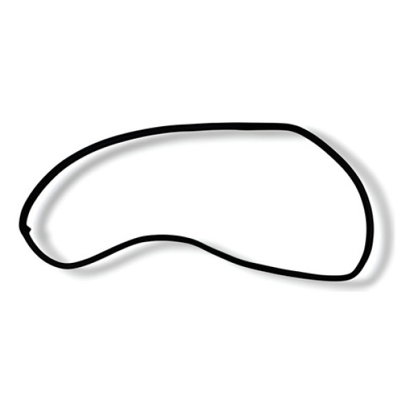 Borracha Tampa Traseira Chevrolet Onix 2023 Preto