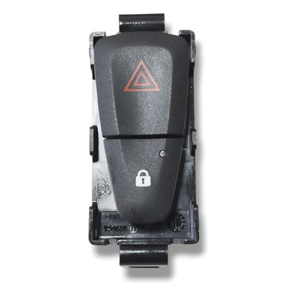 Botão Pisca Alerta Trava Renault Sandero 2016 - Preto