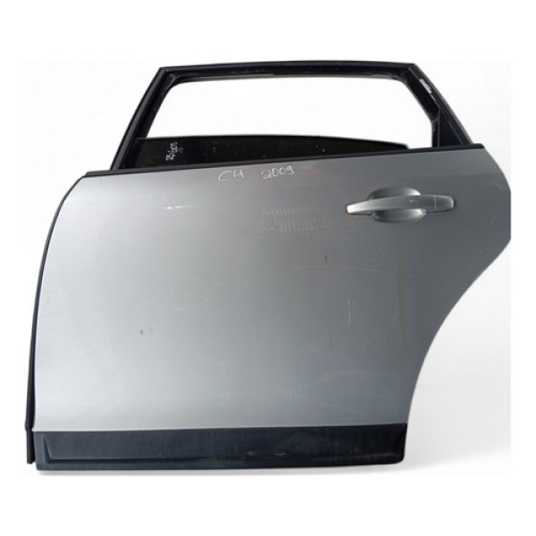 Porta Traseira Esquerda Citroen C4 2009 Cinza Traseira Esquerdo