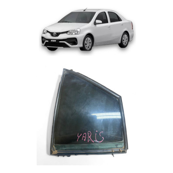 Vidro Fixo Traseiro Yaris Sedan Direito 2018 6818900280
