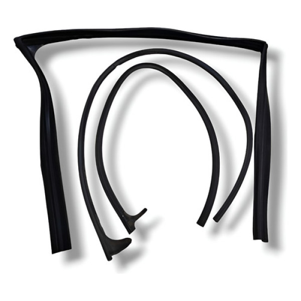 Kit Borracha Pota Diant Direit Volkswagen Amarok 2017 A 2022 Preto