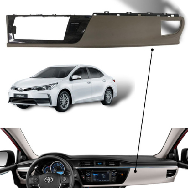 Moldura Central Multimídia Toyota Corolla 2013 A 2017