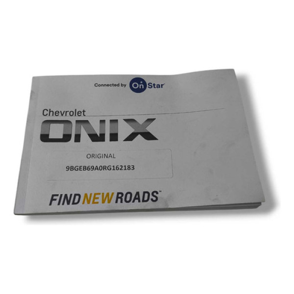 Manual Proprietário Chevrolet Onix Manual  1.0 Lt 2023