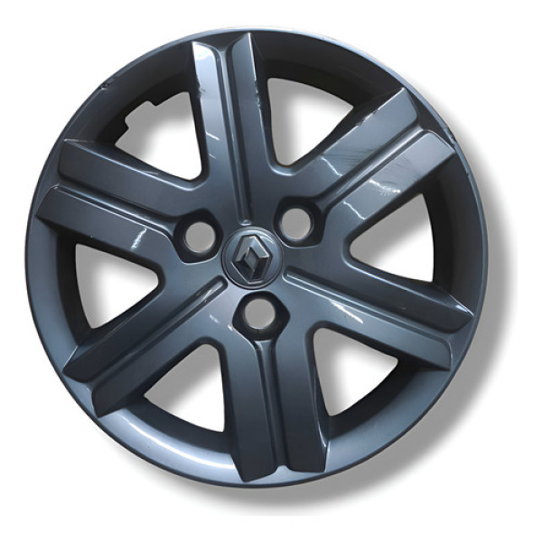 Calota De Roda Aro 14 Grafite Renault Kwid 2023 403159083r Cinza