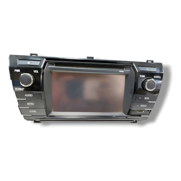 Rádio Multimídia Toyota  Corolla Xei20 Flex  2015 Prateado