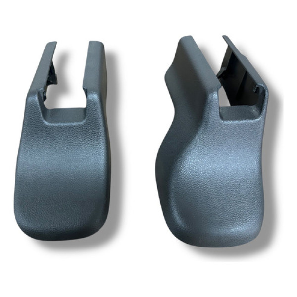 Par Acabamento Trilho Banco Dianteiro Honda Hr-v 2024 Cinza-escuro