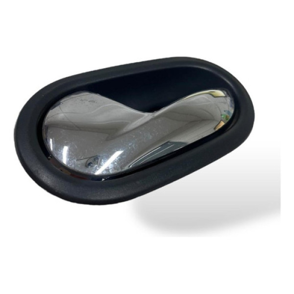 Maçaneta Interna Esquerdo Renault Logan 2015 A 2023 Cromado Dianteira/traseira