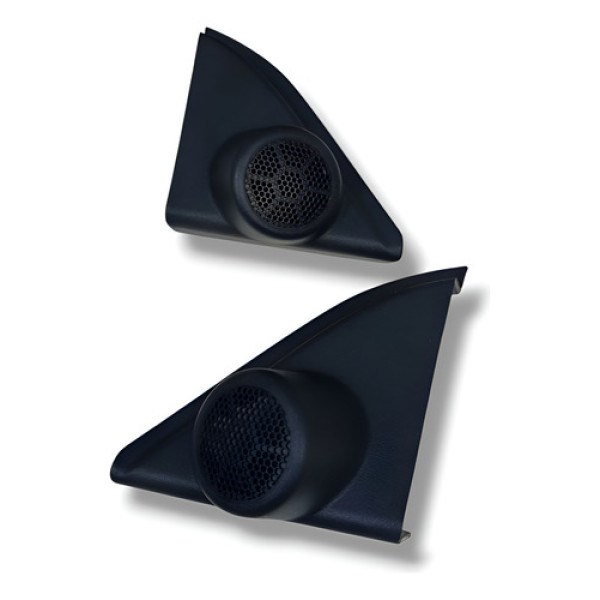 Par Moldura Interna Retrovisor Toyotacorolla Xei20 Flex 2015 Preto