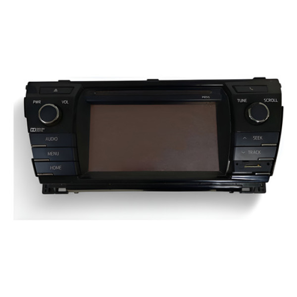 Rádio Multimídia Toyota Corolla 2015 A 2017 Preto