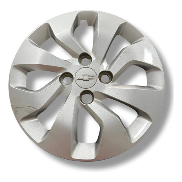 Calota De Roda Aro 14 Chevrolet Onix Original Cinza