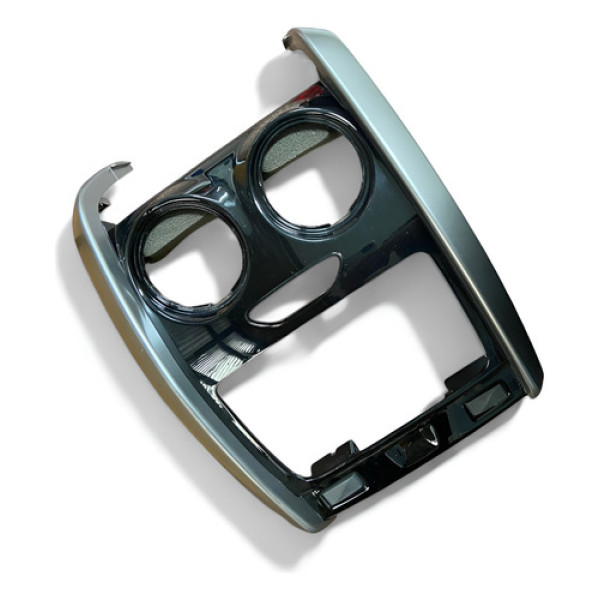 Moldura Multimídia Renault Duster 2015 A 2019 Cinza