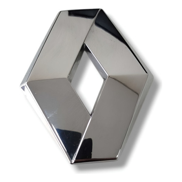 Emblema Renault Logan 2011 - Prateado