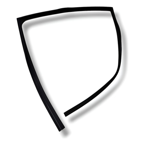 Borracha Porta Traseira Esquerda Chevrolet Onix 2023 Preto