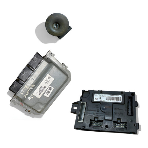 Kit Chave Code Renault Duster 1.6 2017 A 2020 Preto