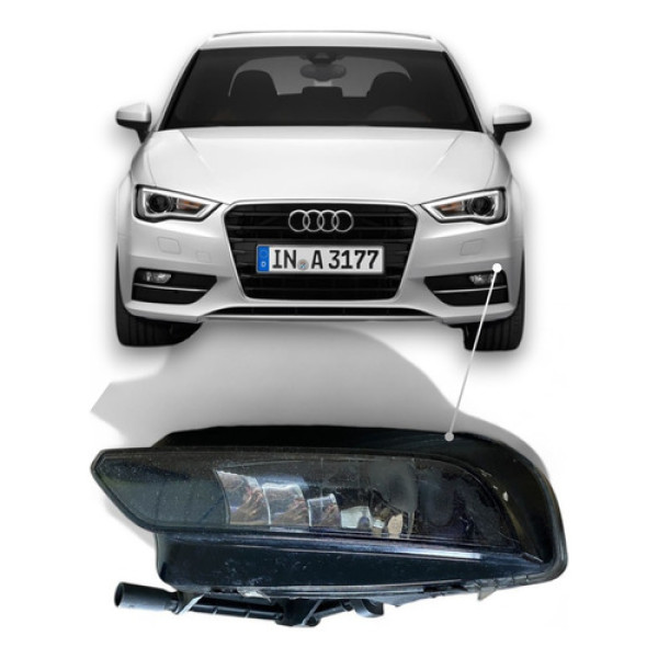 Farol De Milha Audi A3 2013  Transparente