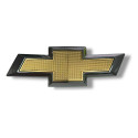 Emblema Dianteiro Chevrolet Onix Prisma  Cromado Com Dourado