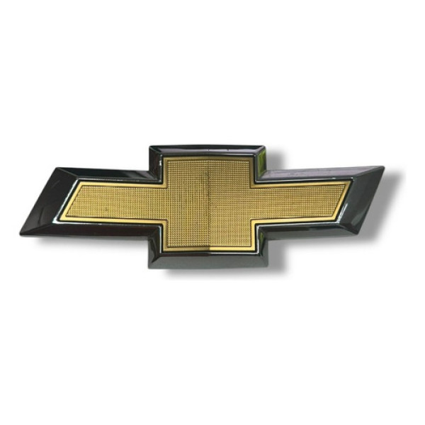 Emblema Dianteiro Chevrolet Onix Prisma  Cromado Com Dourado