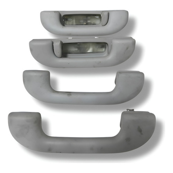 Kit Alça Teto Pqp Jeep Compass 2018 A 2023 Cinza Claro