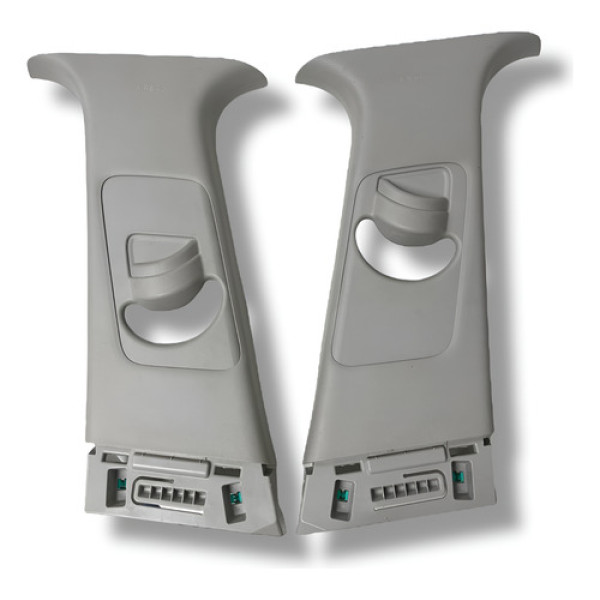 Par Acabamento Dianteira Cinto Segurança Hyundai Creta 2022 Cinza