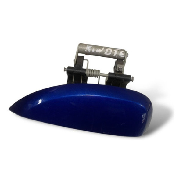 Maçaneta Externa Dianteira Esquerda Renault Kwid 2023 A 2024 Azul Dianteira/traseira