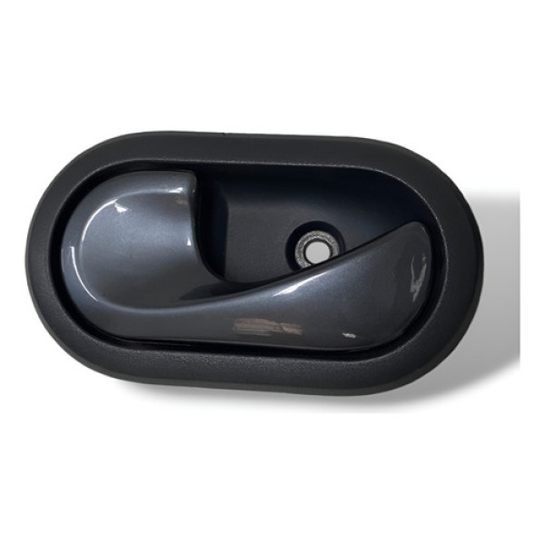 Maçaneta Interna Lado Esquerdo Renault Duster 2012 A 2019 Preto Dianteira/traseira