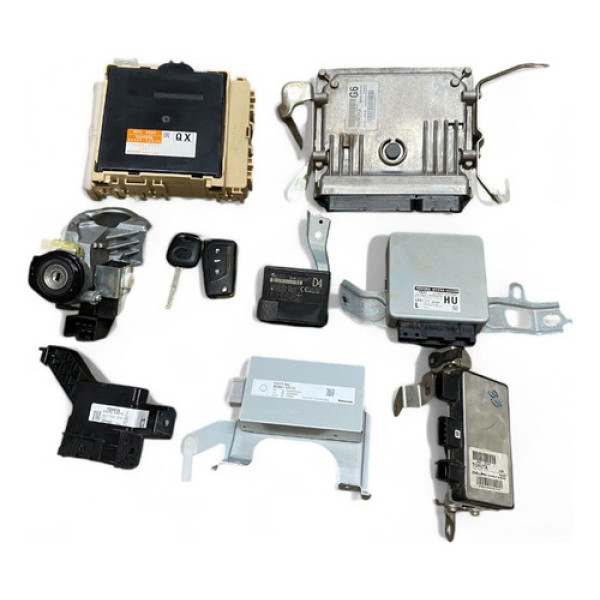 Kit Chave Code Toyota Corolla Gli 1.8 2015 A 2019 Automático Preto