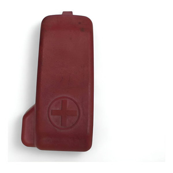 Capa Tampa Polo Positivo Corolla 2016 A 2019  Vermelho