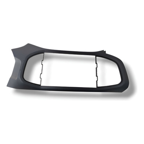 Moldura Acabamento Multimídia Chevrolet Onix 2017 A 2019 Cinza