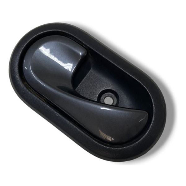 Maçaneta Interna Lado Esquerdo Renault Duster 2012 A 2019 Preto Dianteira/traseira