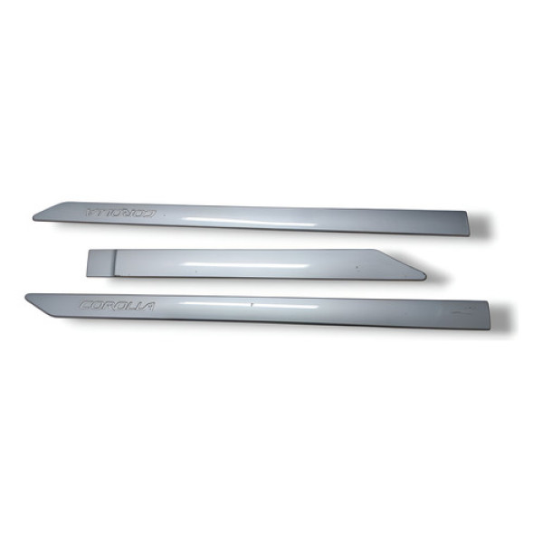 Kit Frisos De Porta Toyota Corolla Xei20 Flex  2015 Cinza