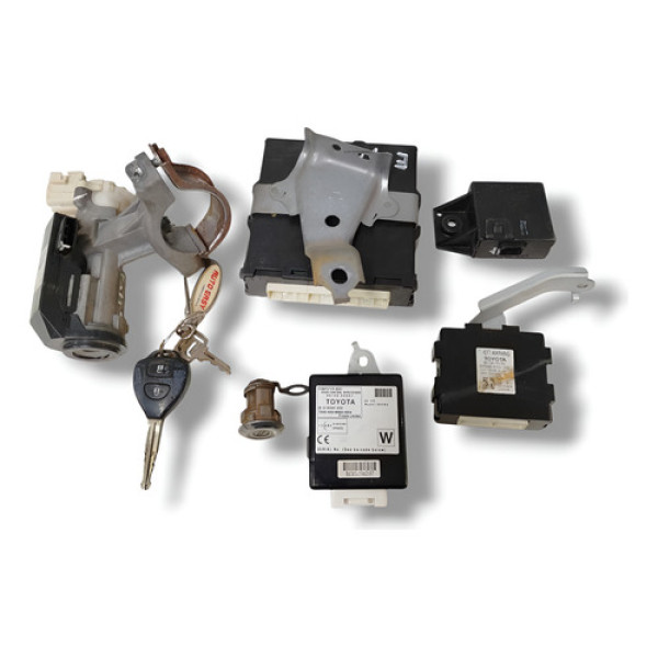 Kit Chave Code Manual Toyota Etios Sedan 2015 Preto