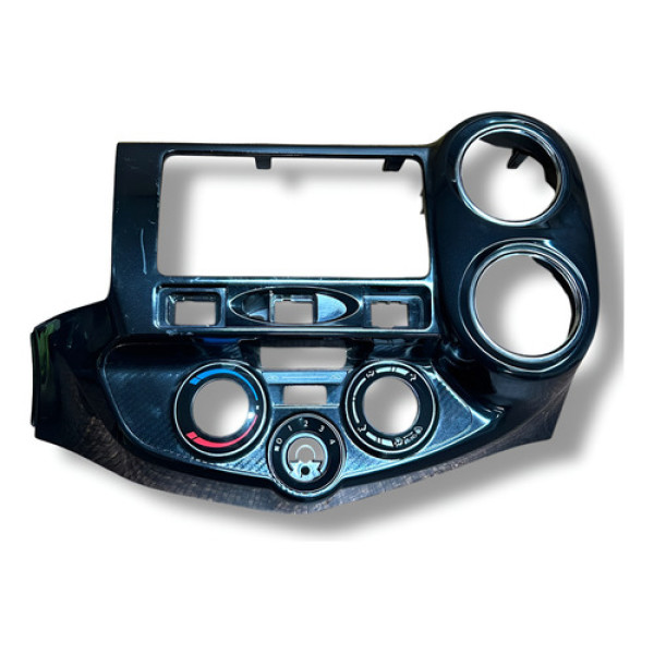 Moldura Acabamento Mídia Central Toyota Etios 2013 A 2020 Preto .