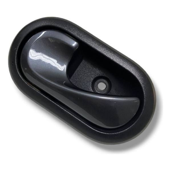 Maçaneta Interna Lado Esquerdo Renault Duster 2012 A 2019 Preto Dianteira/traseira