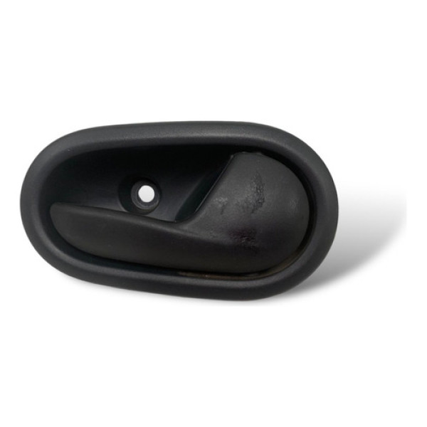 Maçaneta Interna Direita Renault Logan 2015 A 2023 Preto Traseira