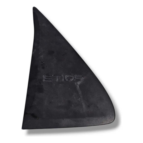 Moldura Externa Porta Traseira Esquerda Etios Sedán 2015 Preto